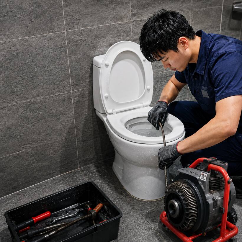 남천동 지역 변기막힘 관련 이미지