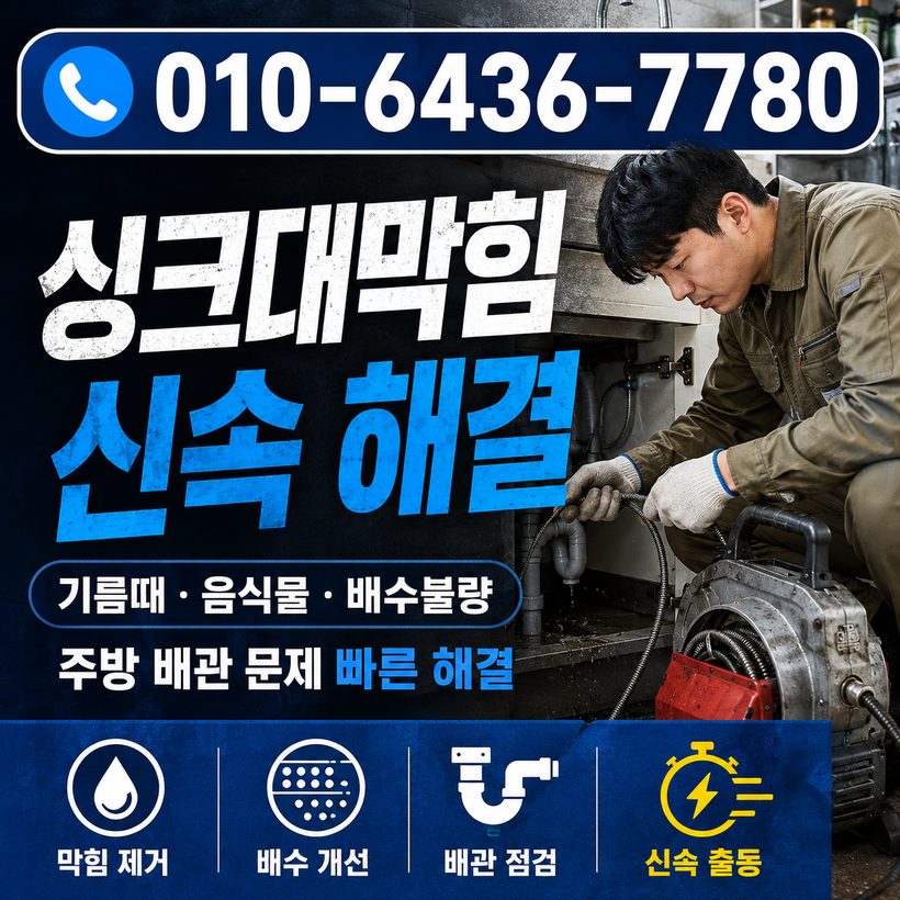 구성면 하수구막힘 빠른출동 5