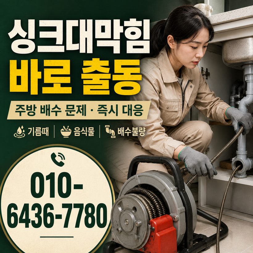 봉성면 하수구막힘 빠른출동 2