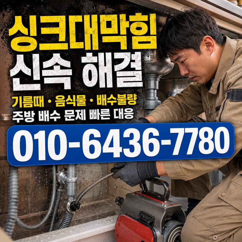 봉성면 하수구막힘 빠른출동 4