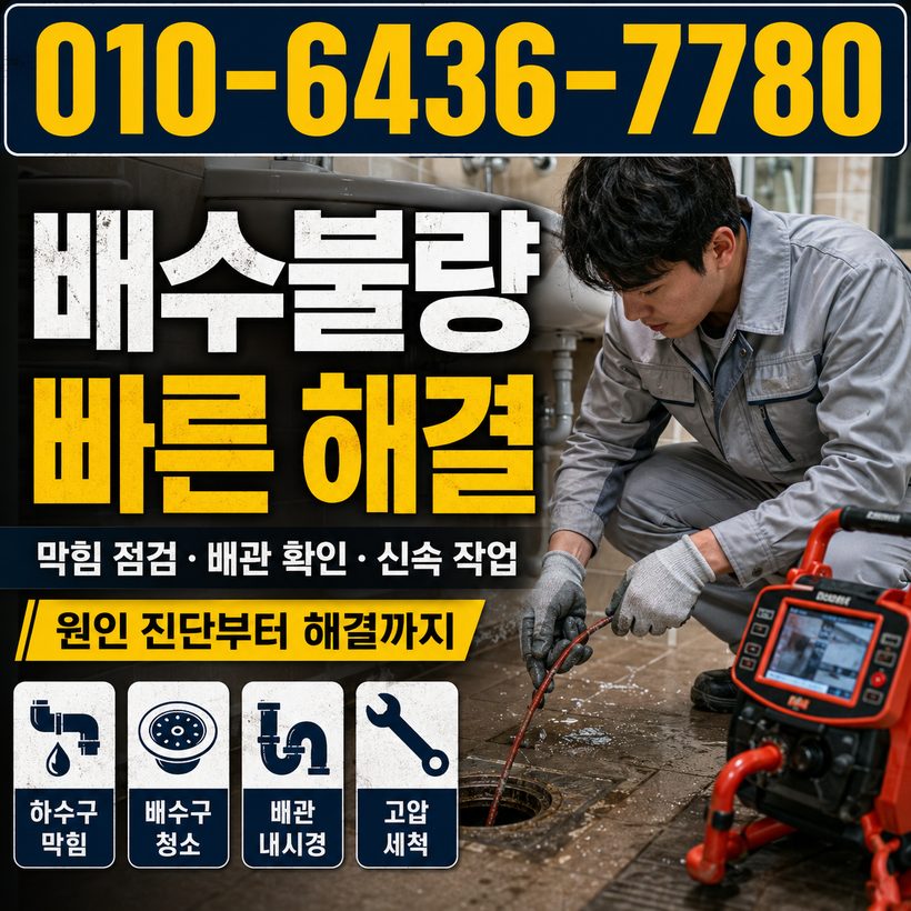 형곡동 지역 하수구뚫음 관련 이미지