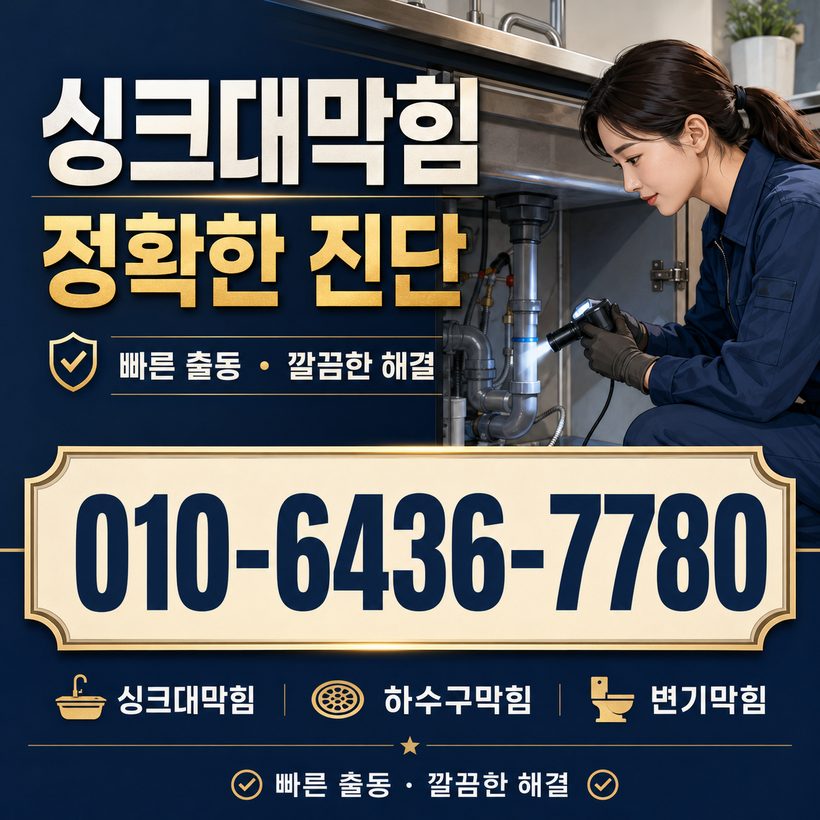 점촌동 지역 배관막힘 관련 이미지